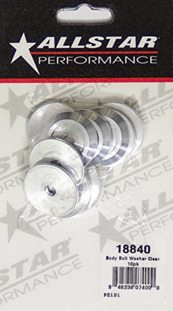 Allstar Performance ALL18840 Body Bolt Washer Clear10pk