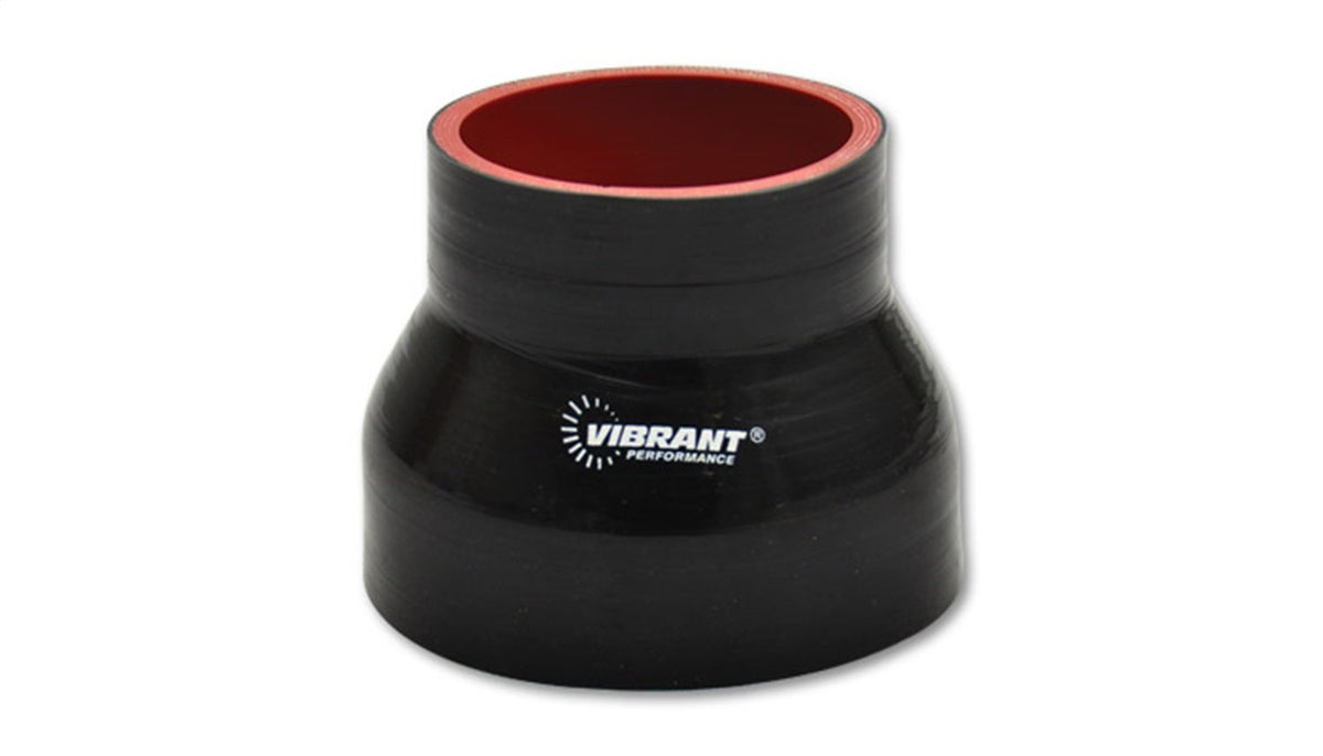 Vibrant Performance 2776 Black 4 Ply Reducer Coupling, 3-1/2" x 4"