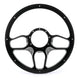 Billet Specialties BSPBC30102 Steering Wheel 1/2 Wrap 14in Win Lite Black