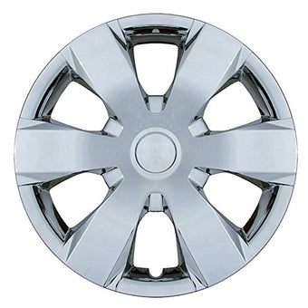 compare product Aftermarket Wheel Covers; 16 Inch; Chrome Finish; Abs; 6 Spoke;