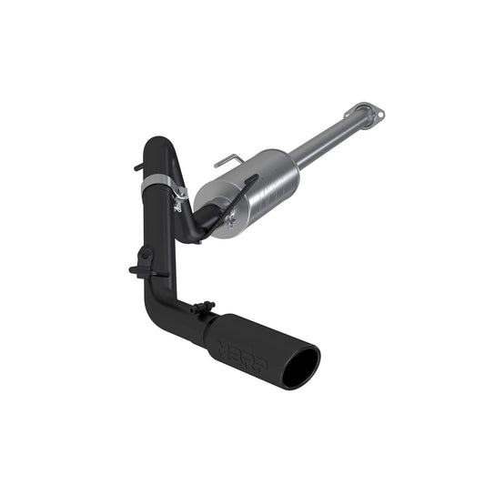 MBRP S5326BLK Black Coated 2 1/2" Single Exit Cat Back