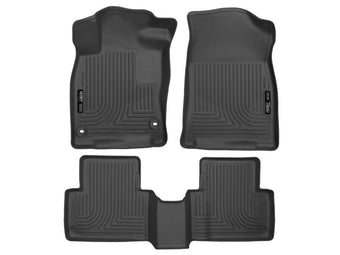 compare product Husky Liners Weatherbeater Floor Mats | Fits 2016 - 2021 Honda Civic Coupe/Sedan/Hatchback (See Description); 2019 - 2021 Honda Insight | Front & 2nd Row, 3-pc Black - 98461