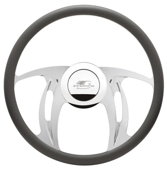 compare product Billet Specialties Steering Wheel Half Wrap 15.5in Hurricane