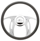 Billet Specialties Steering Wheel Half Wrap 15.5in Hurricane