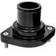 BILLET SPEC LS Thermostat Housing Straight Out, Black