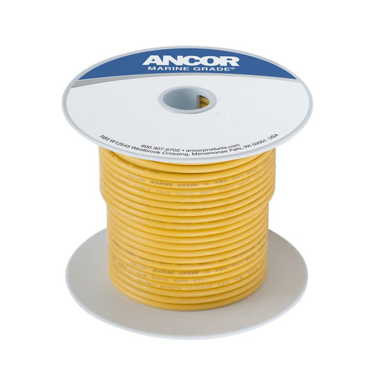 Ancor 107040 Tinned Copper Wire, 12 AWG (3mm2), Yellow - 400ft