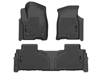 compare product Husky Liners Weatherbeater Floor Mats | Fits 2021 - 2025 Cadillac Escalade & Escalade ESV, Chevrolet Suburban & Tahoe, GMC Yukon & Yukon XL | Front & 2nd Row, 3-pc Black - 99241