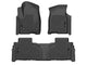 Husky Liners Weatherbeater Floor Mats | Fits 2021 - 2025 Cadillac Escalade & Escalade ESV, Chevrolet Suburban & Tahoe, GMC Yukon & Yukon XL | Front & 2nd Row, 3-pc Black - 99241