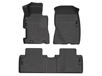compare product Husky Liners Weatherbeater Floor Mats | Fits 2006-2011 Honda Civic 4-Door | Front & 2nd Row, 3-pc Black - 98411
