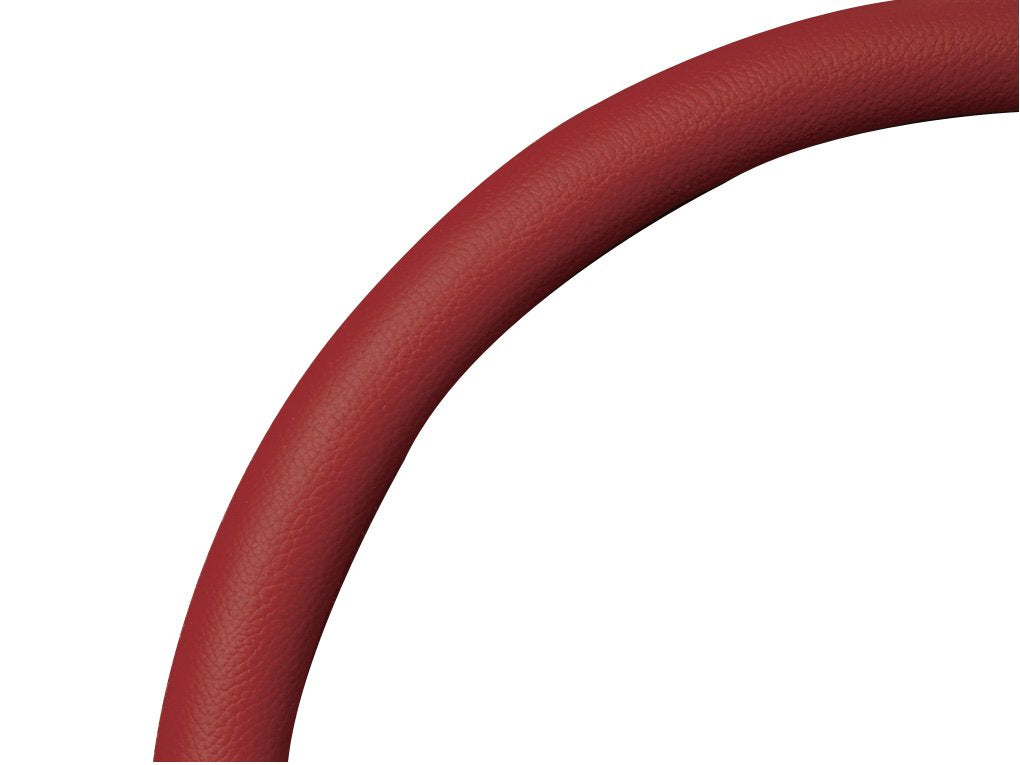 Billet Specialties 29005 Red Leather Half Wrap Steering Wheel