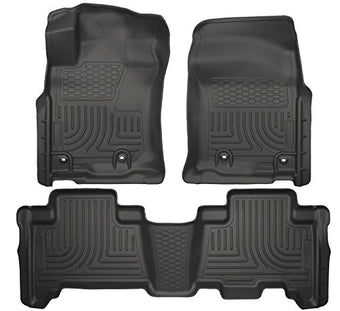compare product Husky Liners Weatherbeater Floor Mats | Fits 2013 - 2024 Toyota 4Runner; 2014 - 2024 Lexus GX460 | Front & 2nd Row, 3-pc Black - 99571