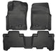Husky Liners Weatherbeater Floor Mats | Fits 2013 - 2024 Toyota 4Runner; 2014 - 2024 Lexus GX460 | Front & 2nd Row, 3-pc Black - 99571