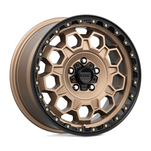 KM545 17X9 5X5.0 M-BRZ BLK LP 00MM Custom Wheel