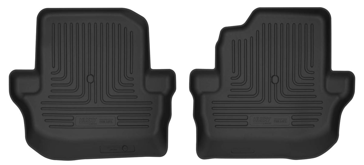 Husky Liners X-act Contour Floor Mats | Fits 2018-2025 Jeep Wrangler JL, 2 Door | 2nd Row, 1-pc Black - 54641