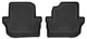 Husky Liners X-act Contour Floor Mats | Fits 2018-2025 Jeep Wrangler JL, 2 Door | 2nd Row, 1-pc Black - 54641