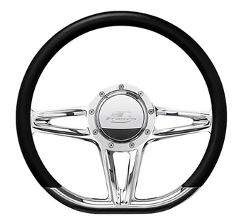 compare product Billet Specialties Steering Wheel 14in D-Shape Victory Polished