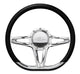 Billet Specialties Steering Wheel 14in D-Shape Victory Polished