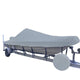 Carver By Covercraft 71218P-10 Carver Performance Poly-guard Styled-to-fit Boat Cover F/18.5&39; V-hull Center Console Shallow Draft Boats - Grey