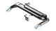 BORLA 11974 Axle-Back System for 2021-2023 Ford Bronco 2.3L 4 Cyl. Automatic/Manual Transmission 4 Wheel Drive 2 & 4 Door.
