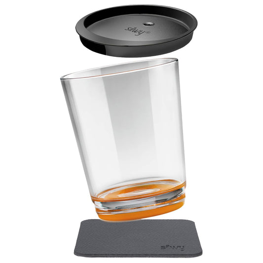 silwy einfach anziehend Magnetic Drinking Cup HUP Orange
