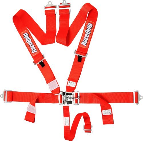 RACEQUIP RED 5PT Harness