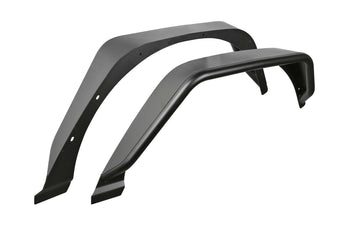 compare product Fabtech FTS24213 Tube Fenders 4.5 in. Wide Rear Steel Texture Black Tube Fenders