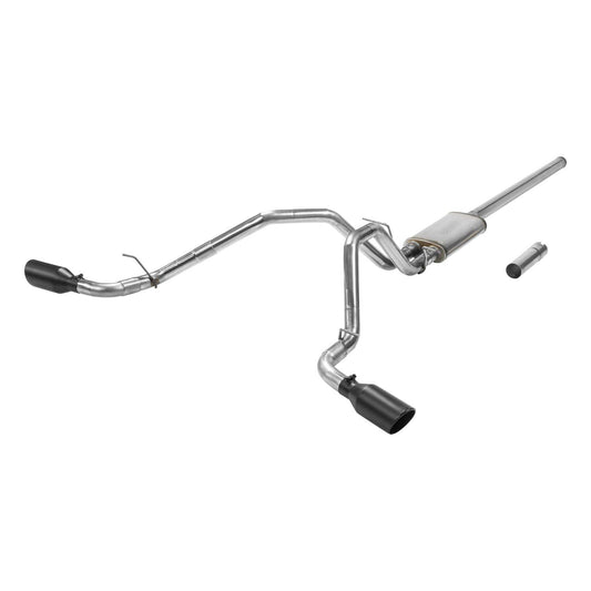 Flowmaster 717822 FlowFX Cat-Back Exhaust Kit 3 Inch to 2.5 Inch Tailpipes Stainless Steel 4.5 Inch Black Tips Compatible with 2009-2013 Silverado Sierra 1500 5.3L 2/4wd 143.5 or 57.5 Inch Wheelbases