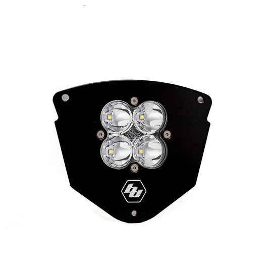 Baja Designs Squadron Pro (D/C) LED Headlight Kit for KTM Motorcycle 2005-07 (Driving/Combo; Clear)