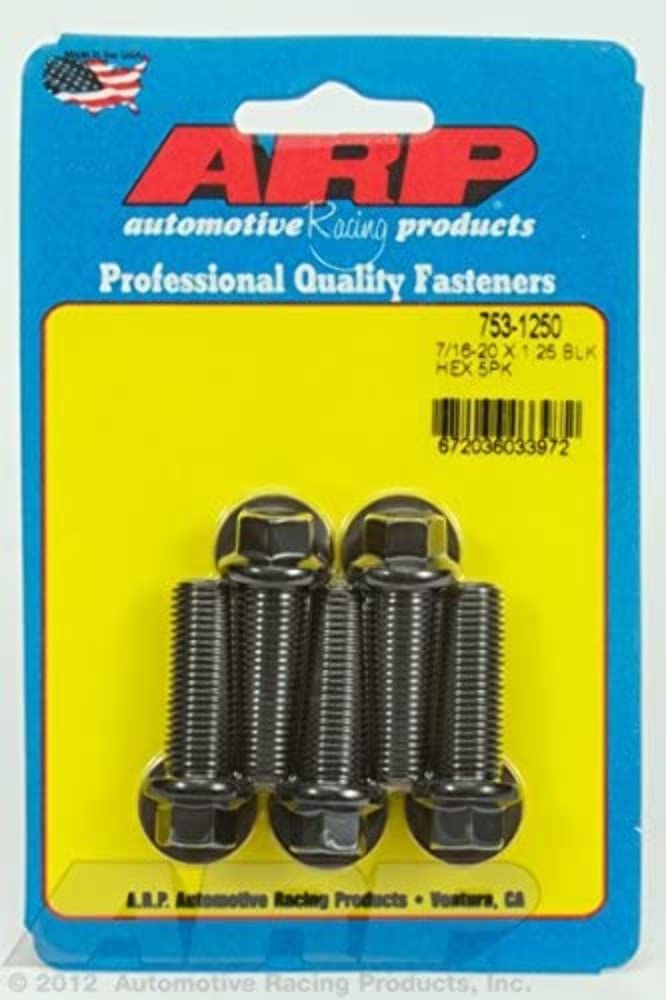 ARP (753-1250) Hex Oxide Bolt, Black