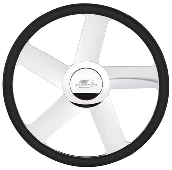 compare product Billet Specialties Steering Wheel Half Wrap 15.5in BLVD 42