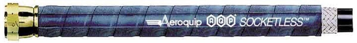 Aeroquip FCV1006 AQP Socketless Hose 6 ft. Hose -10AN Hose Size 0.63 in. I.D. 0.91 in. O.D. 250 PSI 6 in. Min. Bend Radius 18 in. Per HG Blue AQP Socketless Hose