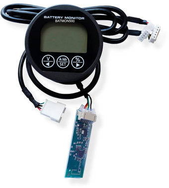 compare product AIMS BATMON500 Remote Battery Monitor 500 Amp for Lithium and Most Battery Types up to 80V; Includes Current Shunt, 1m Shielded Wire, Display, Butterfly Nut, Sense Wire 22AWG (1 M), & Bezel Square