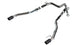 Borla 24-25 Ford Ranger Raptor 2.75in Tailpipe Kit 4in Tip - Brawler Ceramic Black