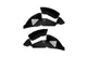 Automotive Fishbone Offroad FB33130R: Jl Inner Fenders Rear - Aluminum - Black Powder Coat