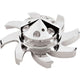 Billet Specialties Alternator Fan & Pulley with Nose Cone Polished