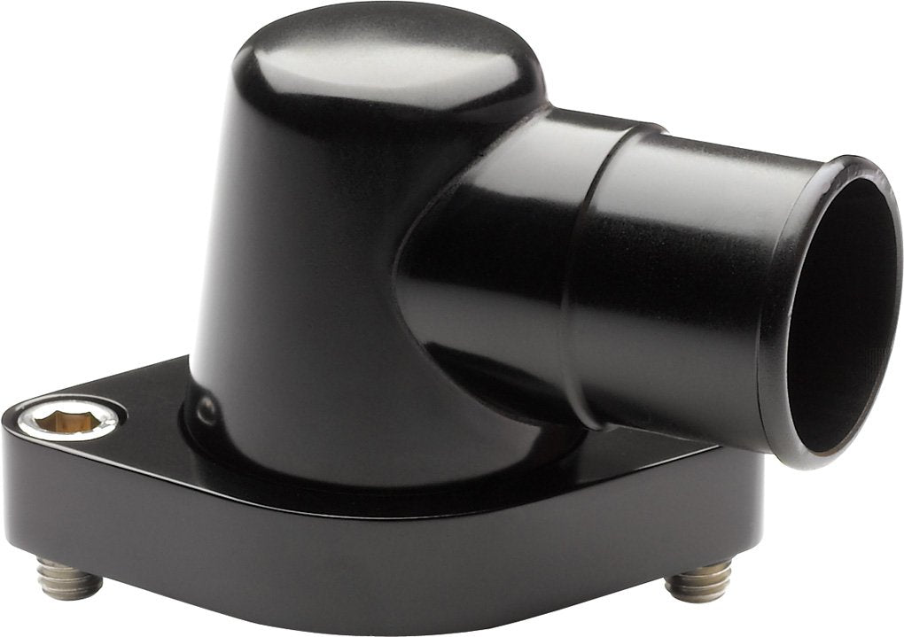Billet Specialties BLK90220 Black 0 Degree Water Neck for Chevy