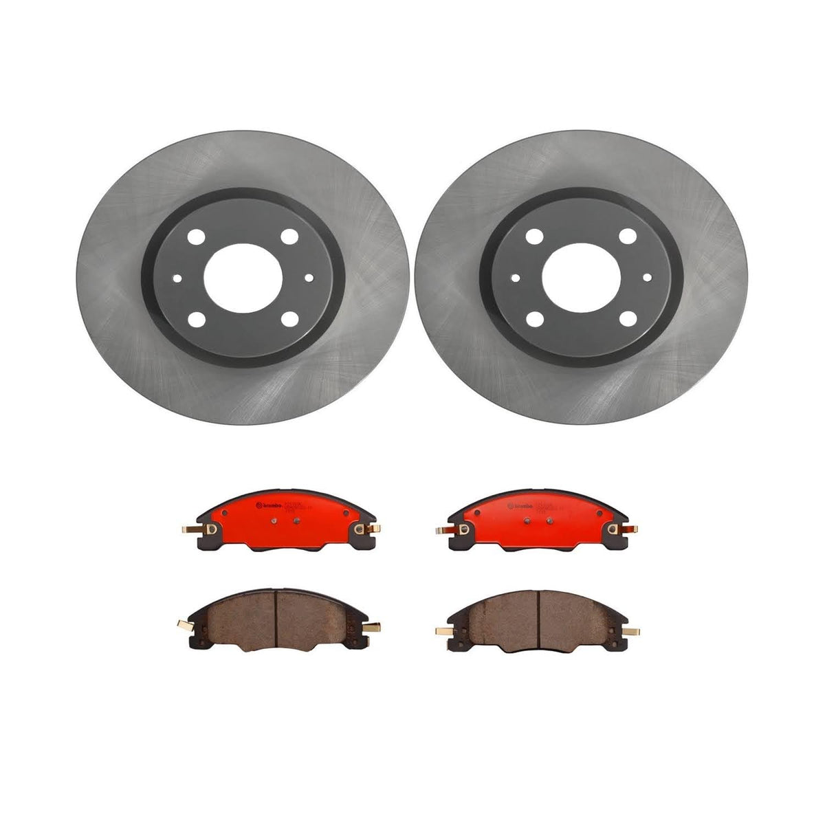 Brembo KT Series Premium Brake Kit (KT00642) for Ford Focus 2008-2011 | High-Performance Brake Pads & Rotors | Direct OE Replacement