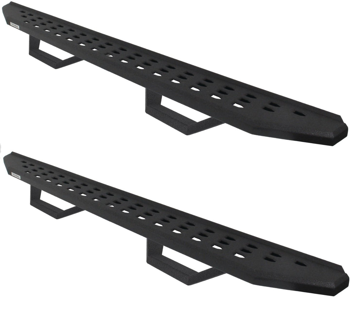 Go Rhino RB20 Running Boards, Mounting Brackets, & 2 Pair of Drop Steps | Galvanized Steel, Textured Black | 6942358020PC | Fits 2015-2024 Chevrolet Colorado & GMC Canyon Crew Cab Pickup