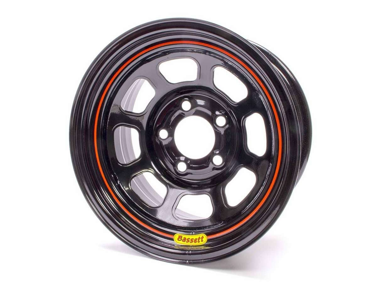 Bassett D-Hole Lightweight 15x8 in 5x5.00 Black Wheel Rim P/N 58S52