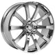 OE Wheels CL02-20090-5115-25C 20" Replica Wheel CL02 Fits Chrysler 300 Rim 20x9 Chrome Wheel