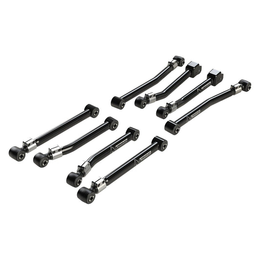 JL/JLU Alpine Flexarm Kit - 8-Arm Adjustable Control Arms (0-4.5IN Lift)