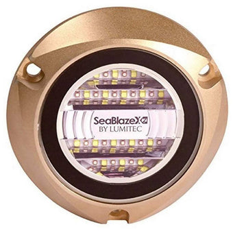 compare product Lumitec 101516 SeaBlazeX2 LED Underwater Boat Light, Bronze