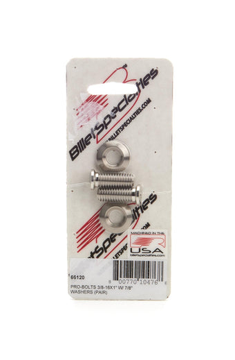 compare product 66120 0.37-16 X 1IN Stainless Steel Bolts, 2PK
