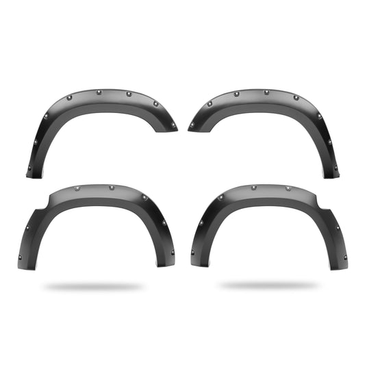 Husky Liners Fender Flares Pocket Style | Fits 2007-2014 Toyota FJ Cruiser | Front & Rear, 4-pc Black - 28031922