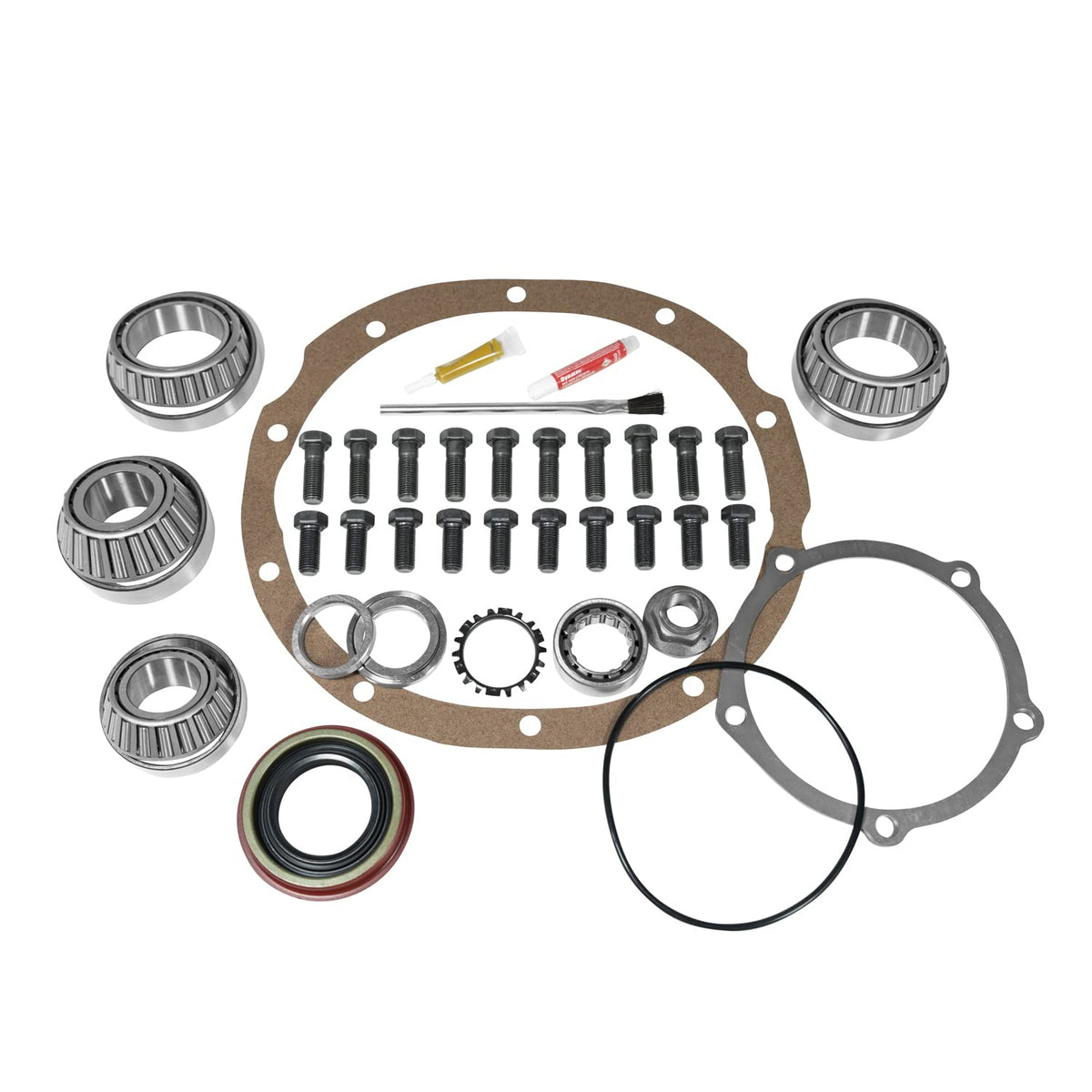 Yukon Gear "(YK F9-C-SPC) Master Overhaul Kit for Ford 9"" LM603011 Differential with Crush Sleeve Eliminator"