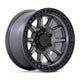 Black Rhino Hard Alloys CALICO 17X8.5 5X4.5 6.09 34mm MATTE GUNMETAL W/M-BLACK LIP - BR001AB17851234