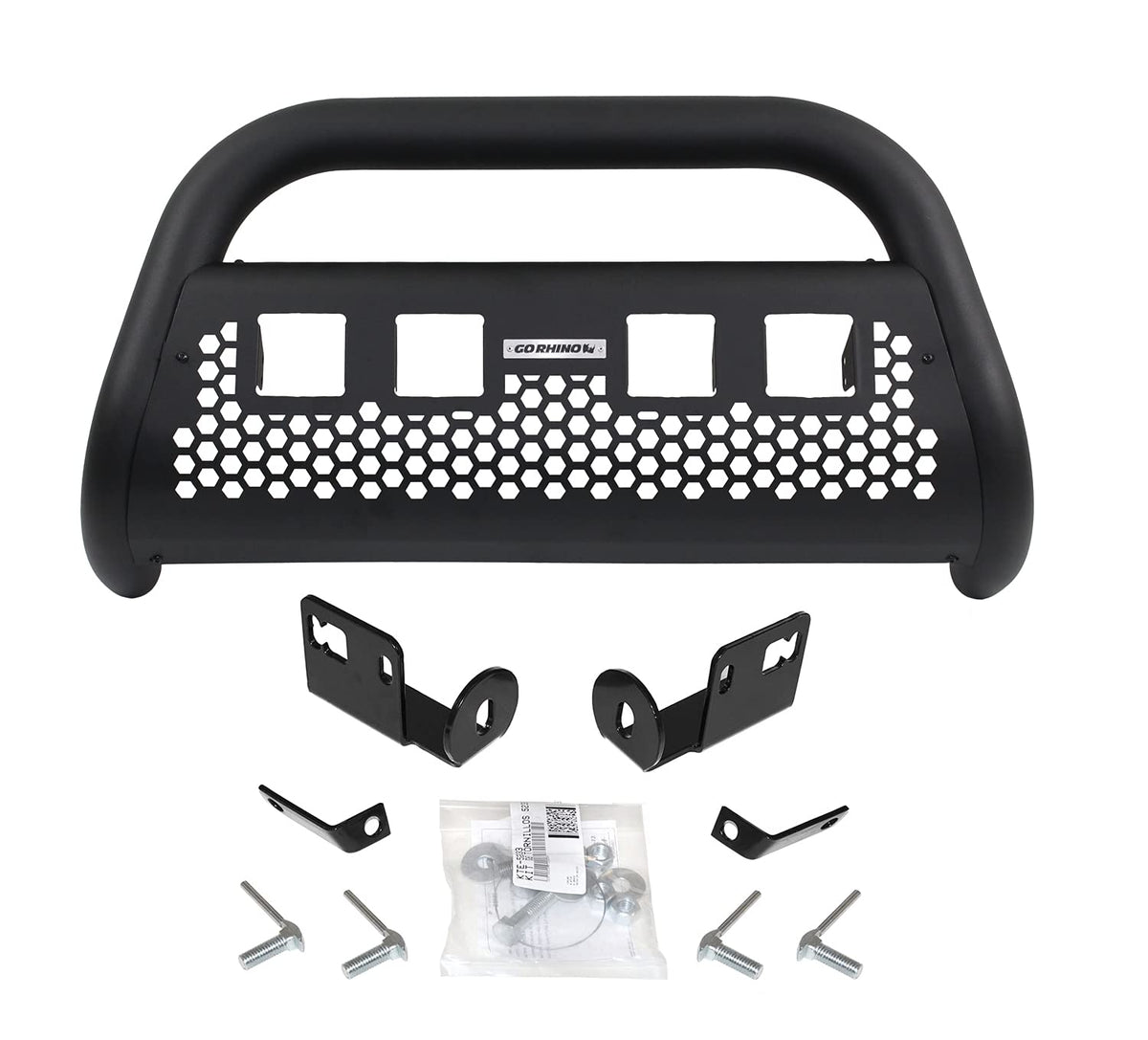 Go Rhino! Front Guards, Black (55884T)