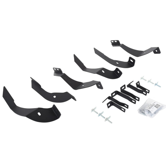 Go Rhino V-Series V3 / RB10 Slim / RB20 Slim / RB30 Slim / RB30 Running Board Mounting Brackets | 6940516 | Fits 2015-2019 Chevrolet Silverado & GMC Sierra 2500 HD, 3500 HD Crew Cab (Diesel only)