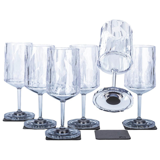 Magnetic Plastic Glasses Wine 0,3 L