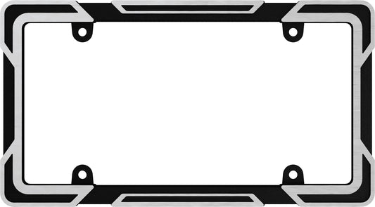 Cruiser Accessories 58450 Machined License Plate Frame, Black